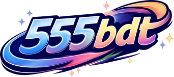 555bdt logo for Bangladesh entertainment platform